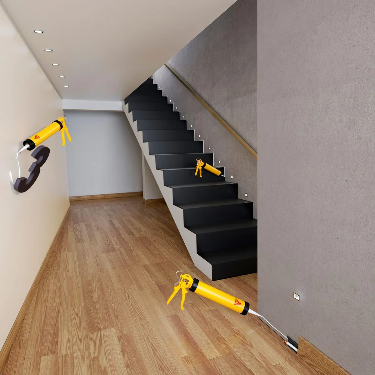 SIKA - Adhesivo y Sellador de juntas Sikaflex 11FC Purform 600 ml Blanco