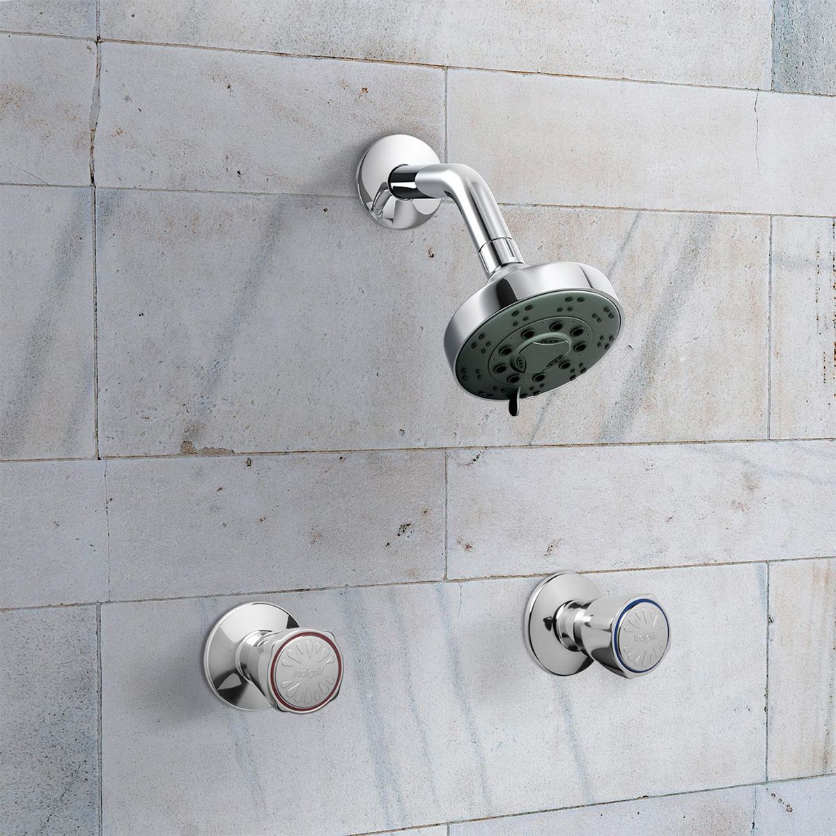 ITALGRIF - Mezcladora para Ducha Baru Silver