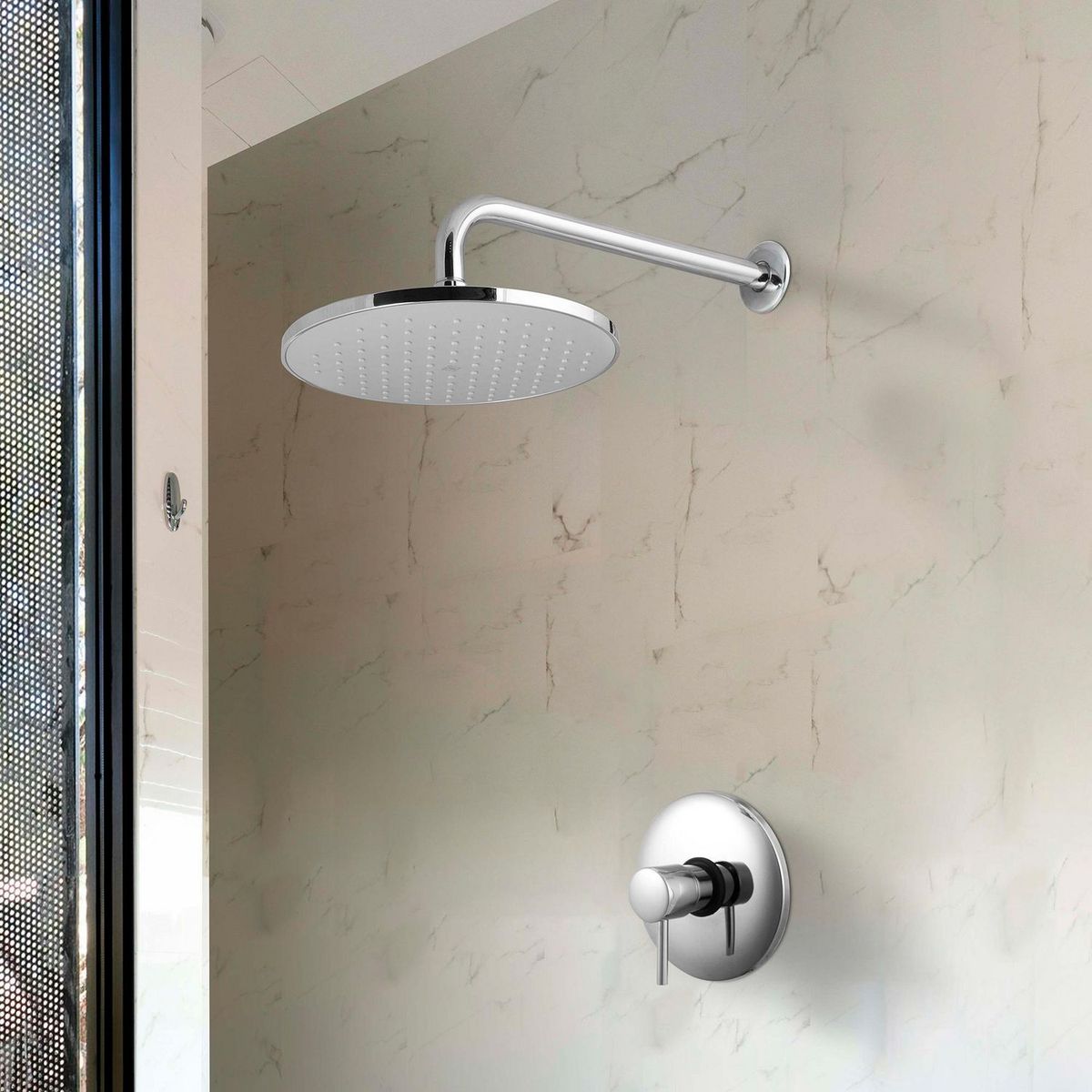 VAINSA - Monocomando para Ducha Bali Silver