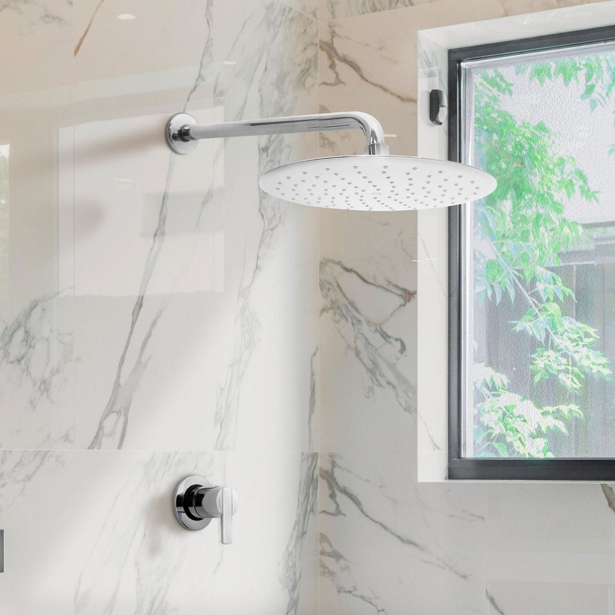 ITALGRIF - Llave para Ducha Buzios Silver