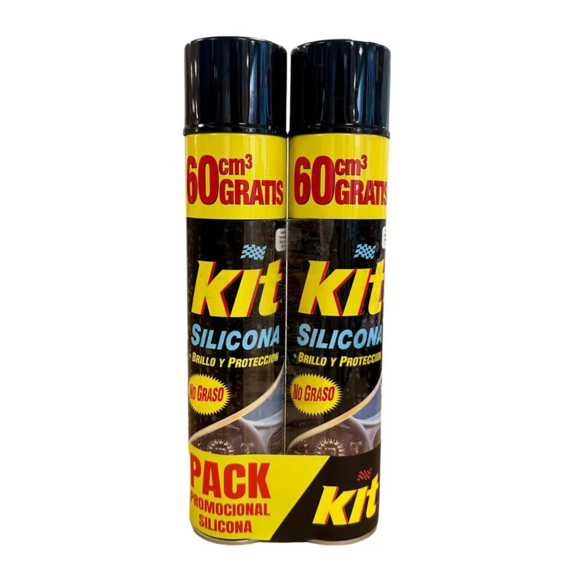 KIT - Kit Silicona para Auto en Aerosol Kit 2 X 420 ml