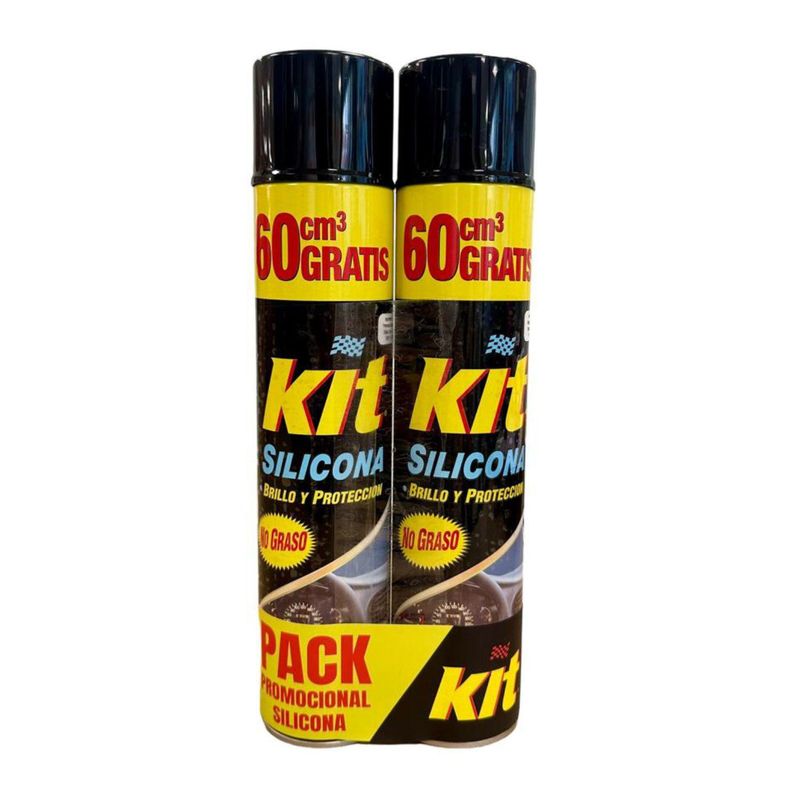 KIT - Kit Silicona para Auto en Aerosol Kit 2 X 420 ml