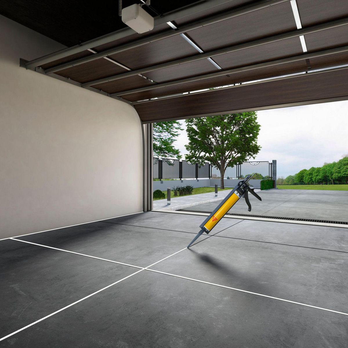 SIKA - Sika Sikaflex-415 Universal Gris | Sellador elástico de poliuretano para juntas 600 ml