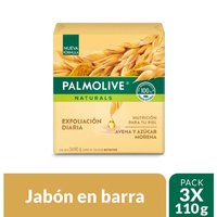 Jabon Avena Y Azucar Pack X3 Palmolive 110G