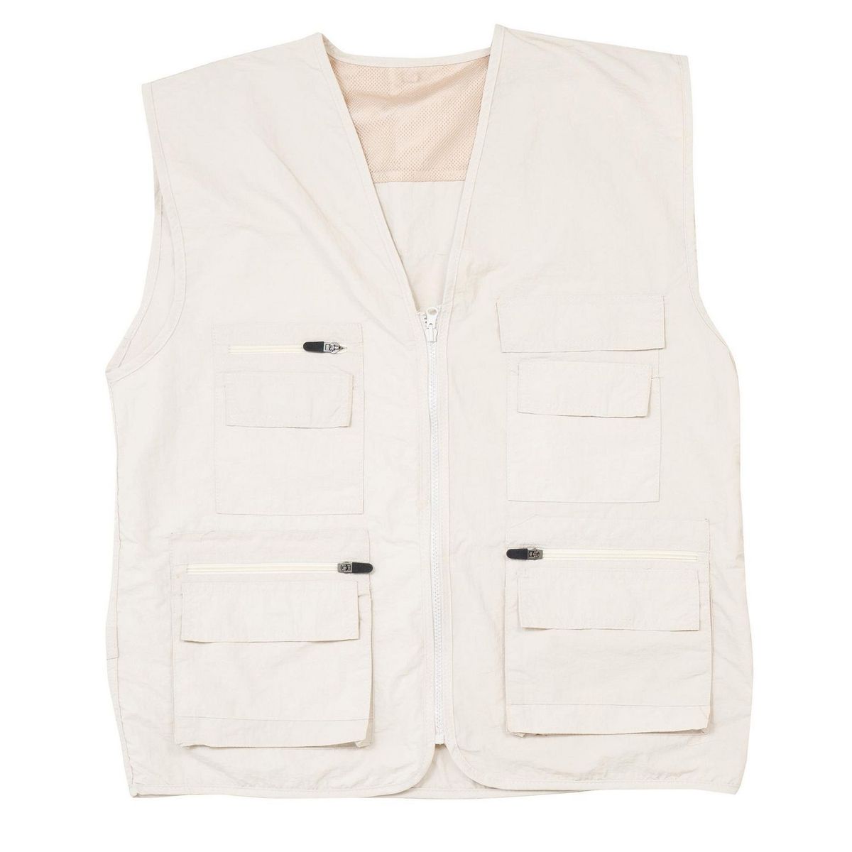  - Chaleco Multibolsillo Taslam Hueso