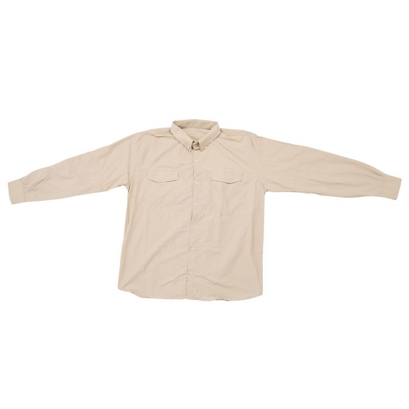 S/M - Camisa Hombre Manga Larga Taslam Beige