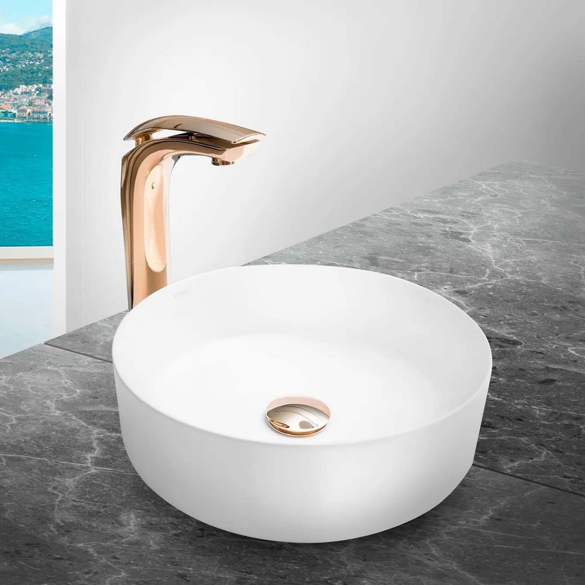 VAINSA - Bowl Redondo Manhattan Blanco