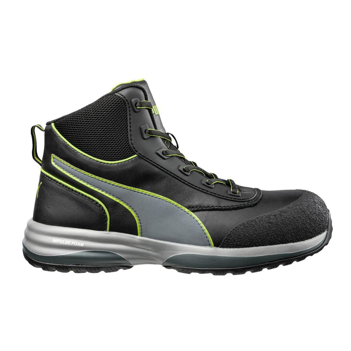 PUMA - Zapatos de Seguridad Punta de Acero Unisex Rapid Green