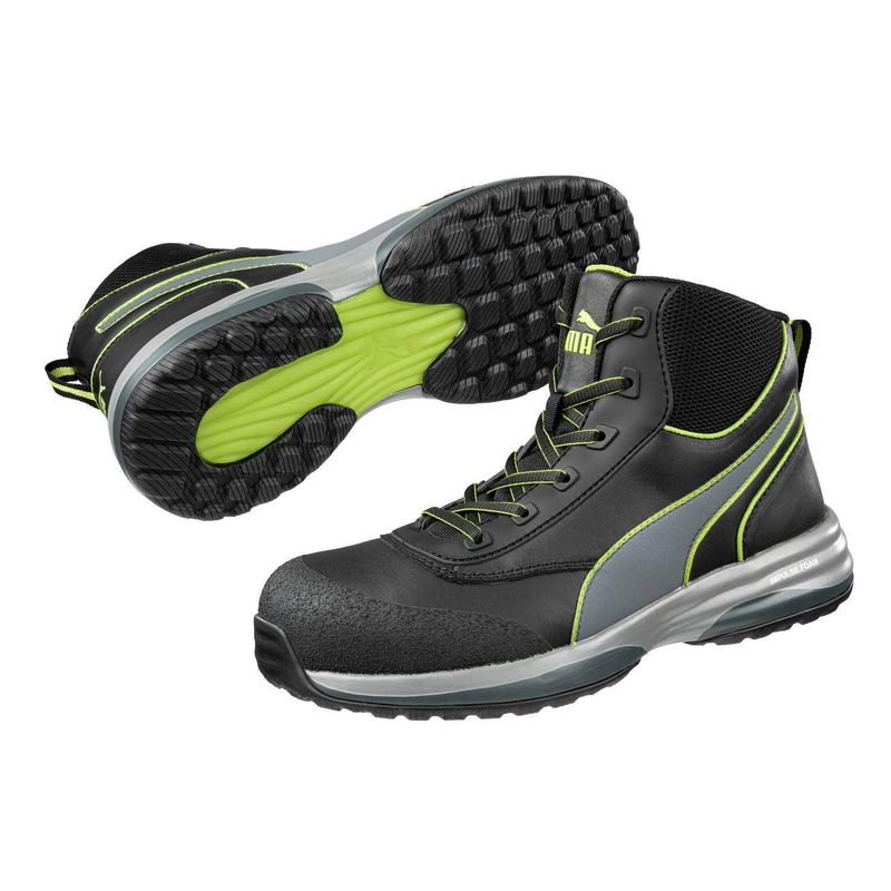 PUMA - Zapatos de Seguridad Punta de Acero Unisex Rapid Green T42