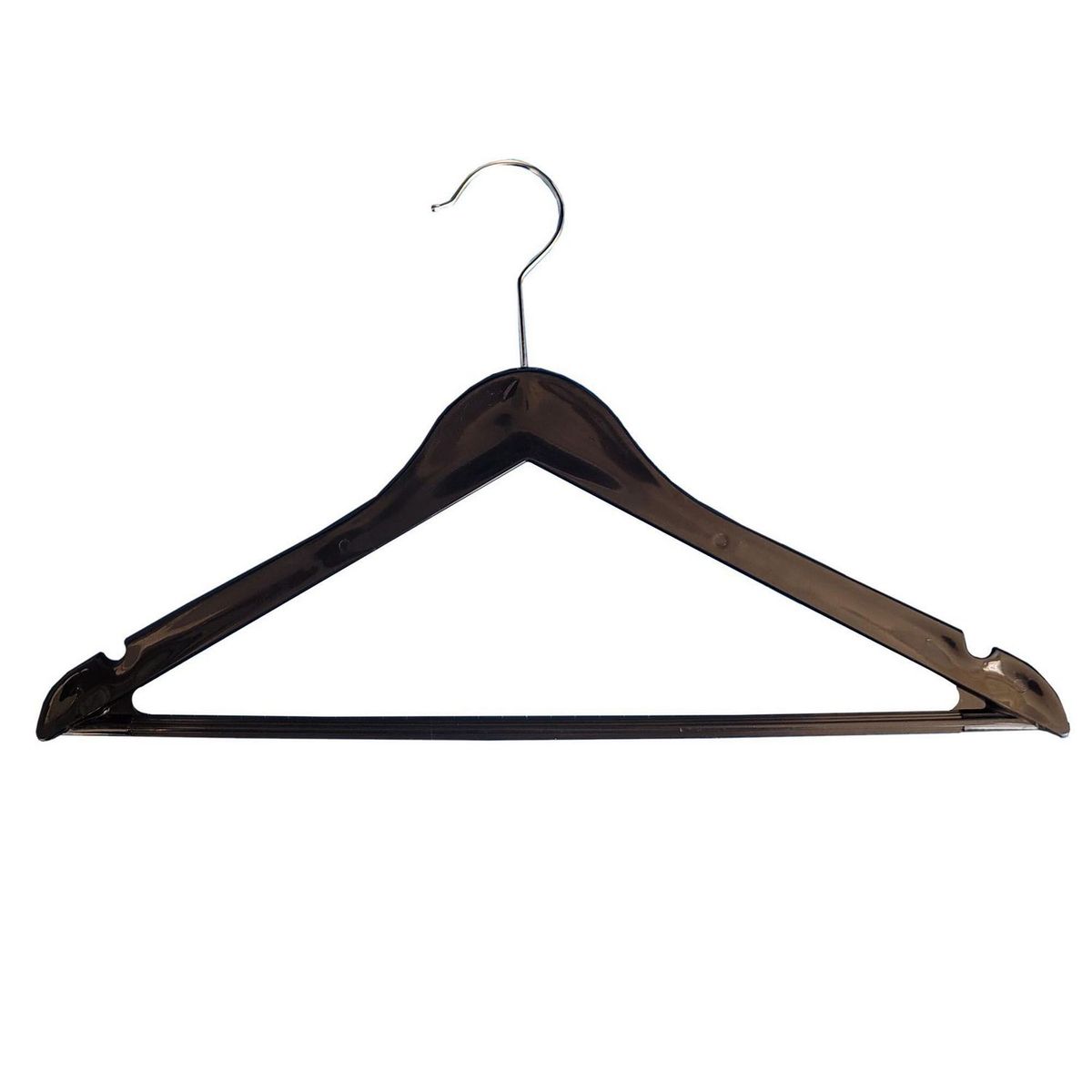 RAPALLO - Colgador de Ropa de Baquelita Negro