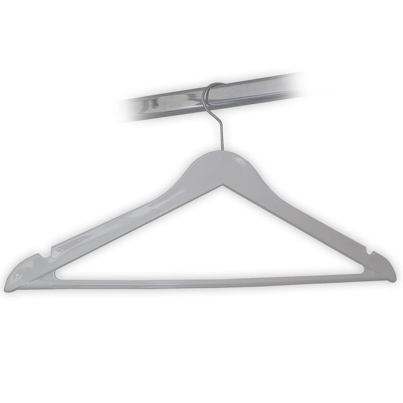 RAPALLO - Colgador de Ropa de Baquelita Blanco