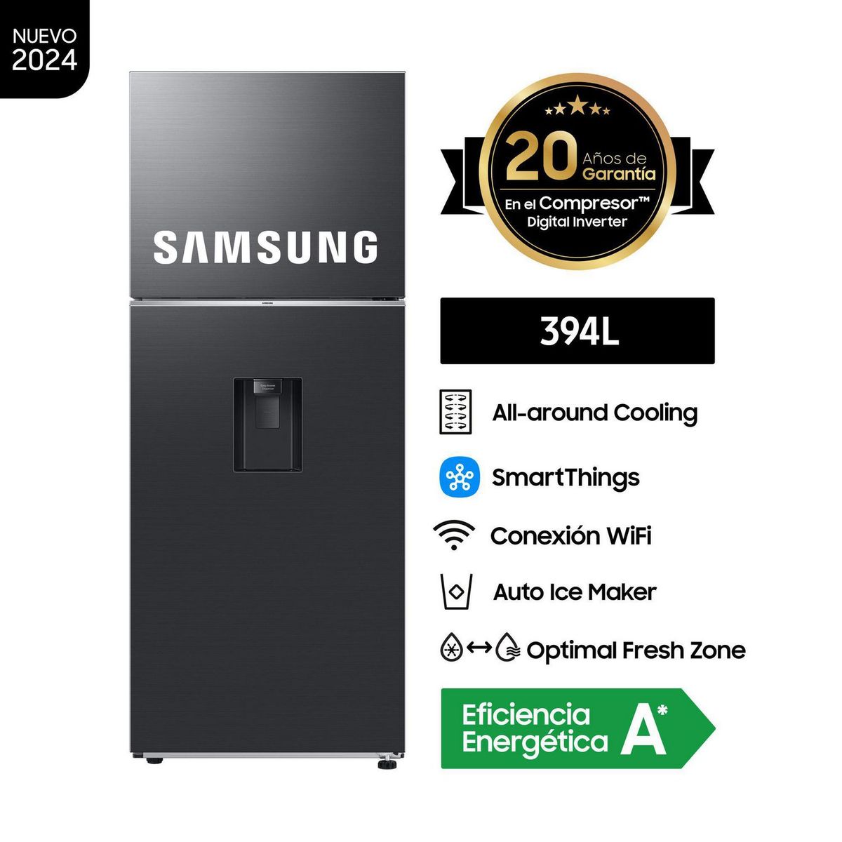 SAMSUNG - Refrigeradora Samsung Rt42Dg6770B1Pe 308 L