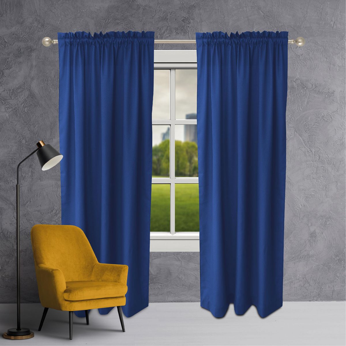  - Cortina Ventana Promo Azul