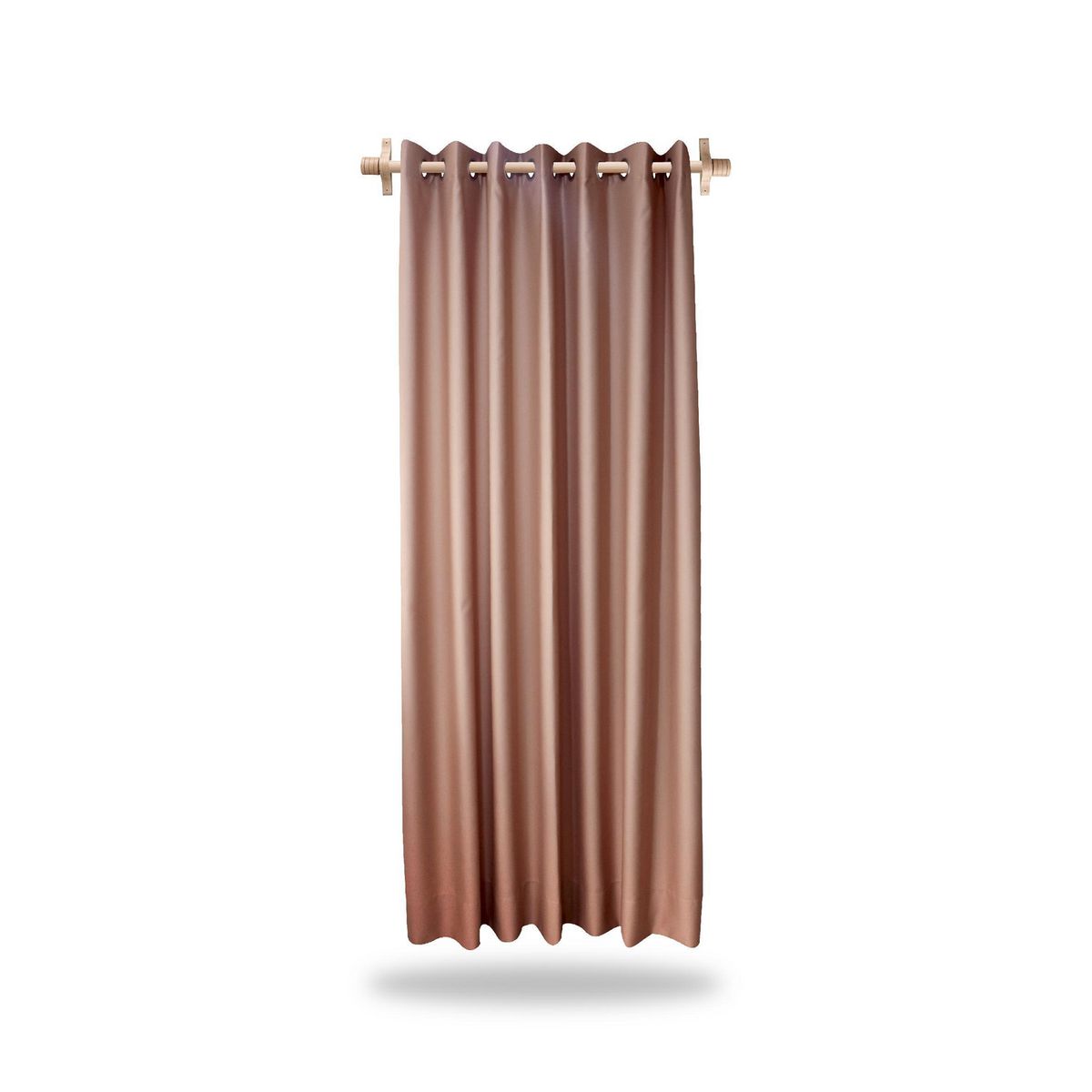  - Cortina Ojal Metal Beige