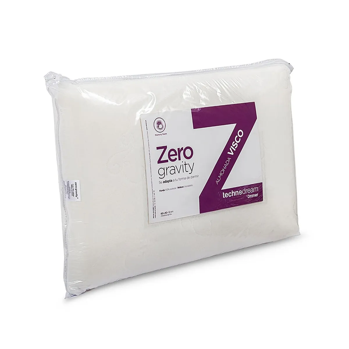 TECHNODREAM - Almohada Viscoelástica Zero Drimer