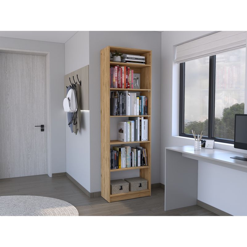 TUHOME - Combo Estante 4 Repisas + Complemento Home Macadamia