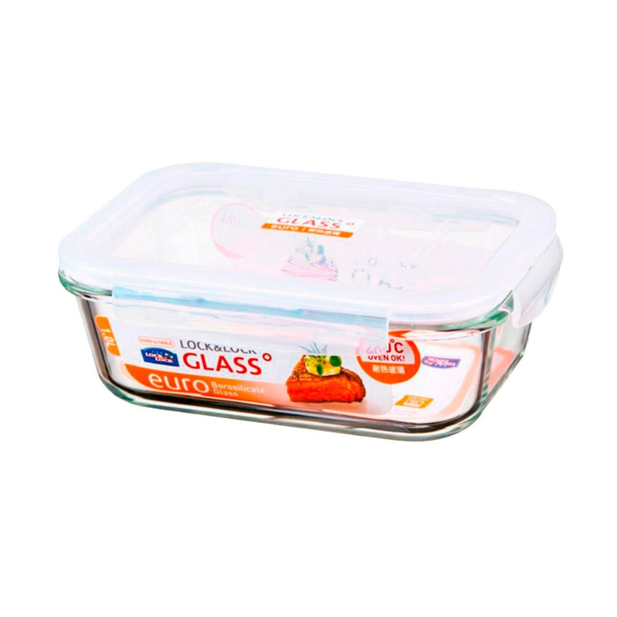 LOCK & LOCK - Taper de Vidrio Recto 1lt