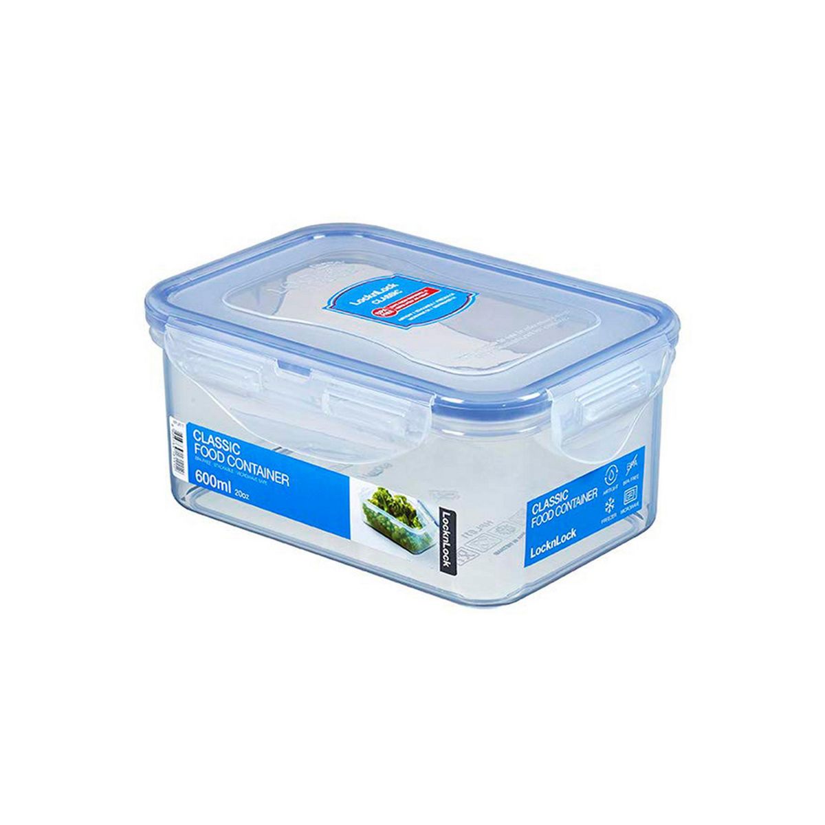 LOCK & LOCK - Taper Hermética Rectangular 600ml