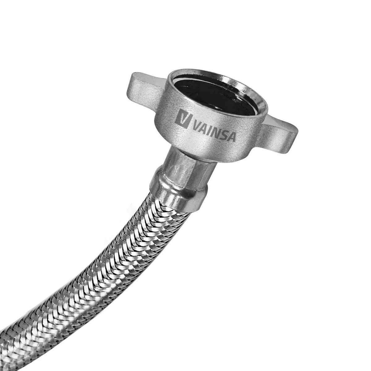 VAINSA - Tubo de Abasto Acero Inoxidable 1/2 x 1/2 40 cm para Lavatorio Vainsa