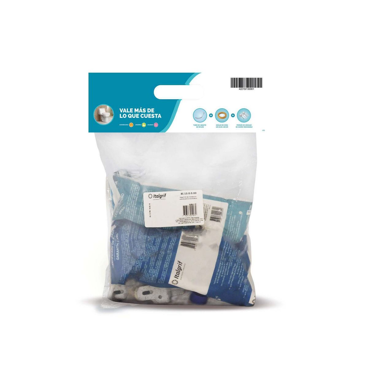 ITALGRIF - Kit de instalación de Inodoro Italgrif