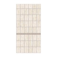 Simplísima Placa Decorativa de Fibrocemento 2.40x1.20m Marmol Travertino Beige