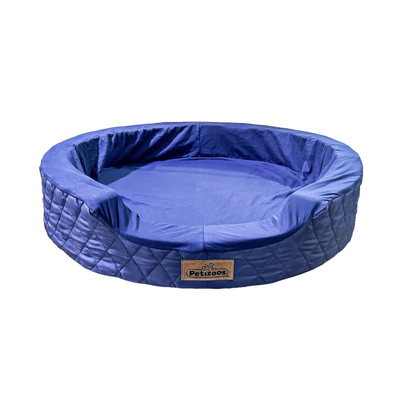 PETIZOOS - Cama para Perro Razas Pequeña y Mediana Petizoos Algodón Azul