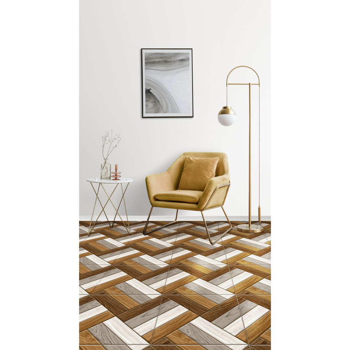 SCOP - Cerámica Variado 45x45 Maderadas Brillante 2.08 m2