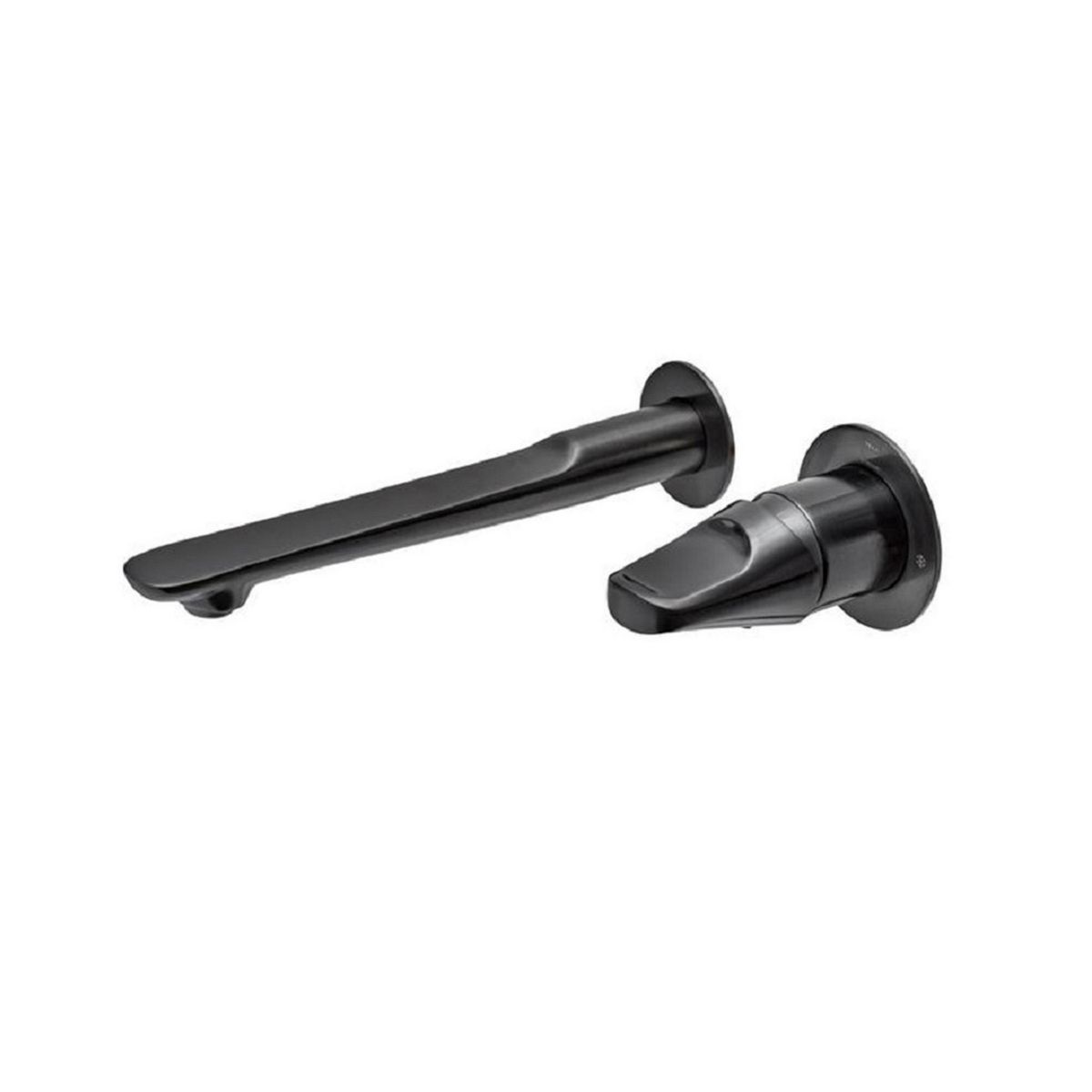 TEKA - Grifo de Lavabo Empotrada en Pared Sense L Negro