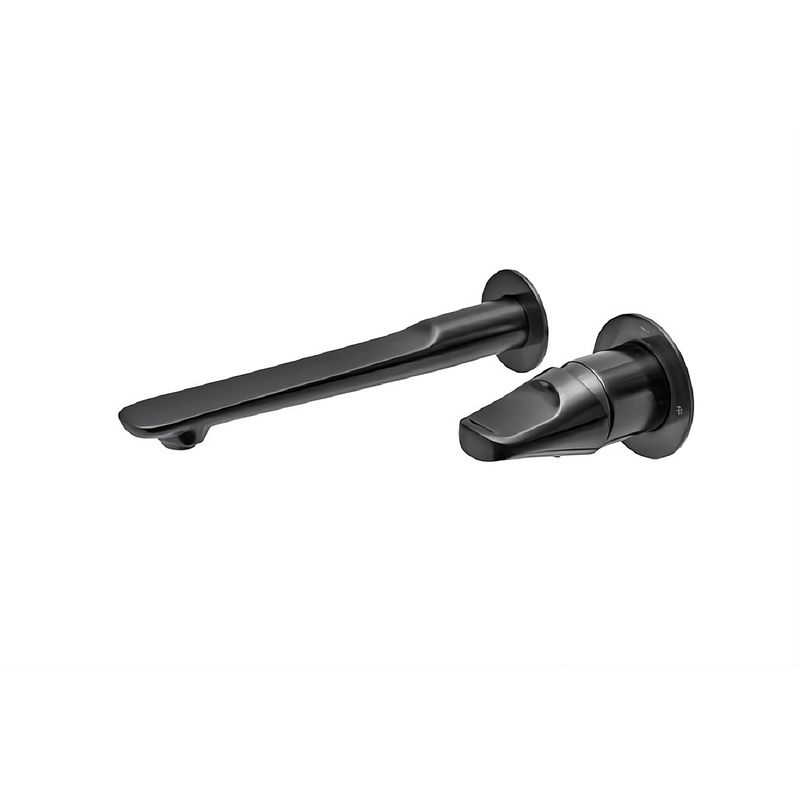 TEKA - Grifo de Lavabo Empotrada en Pared Sense L Negro