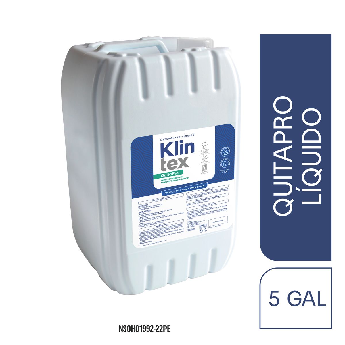KLINTEX - Detergente Líquido Klintex Quitapro 5GL