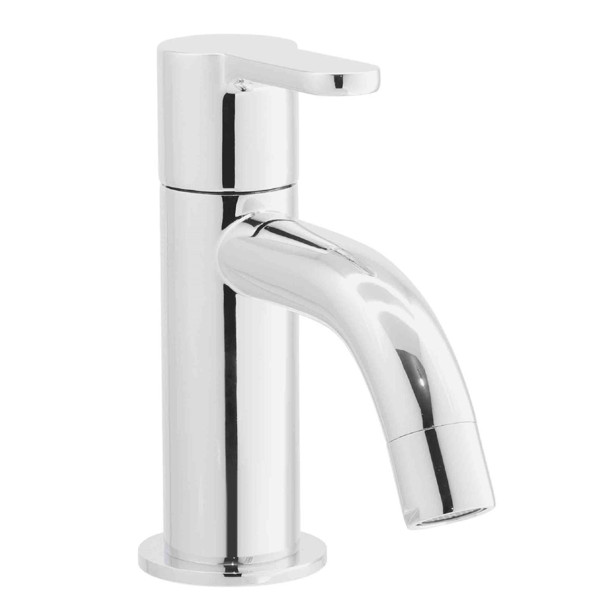 TREBOL - Mezcladora para Lavatorio Monocomando Baja Plata Cromado Belize