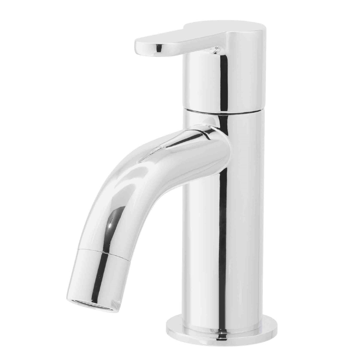 TREBOL - Mezcladora para Lavatorio Monocomando Baja Plata Cromado Belize