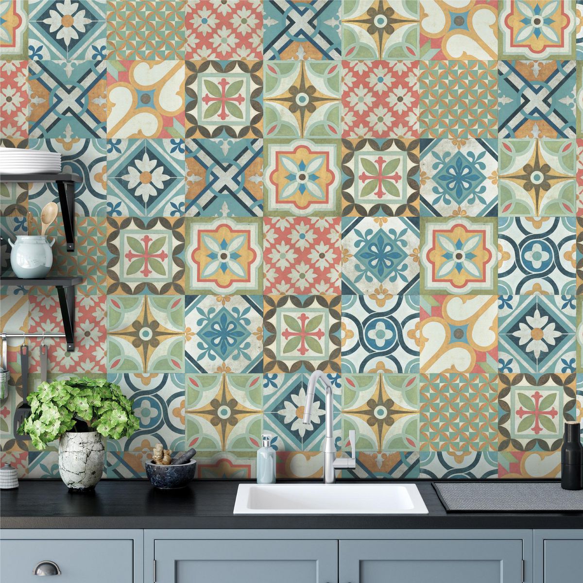 ETERNIT - Simplísima Placa Decorativa de Fibrocemento 2.40x1.20m Vintage Lisboa