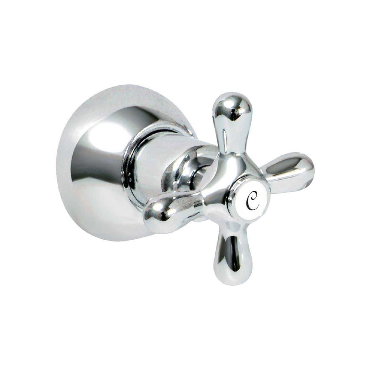 TREBOL - Toscana Llave de 1/2" Empotrada para Ducha sin Salida