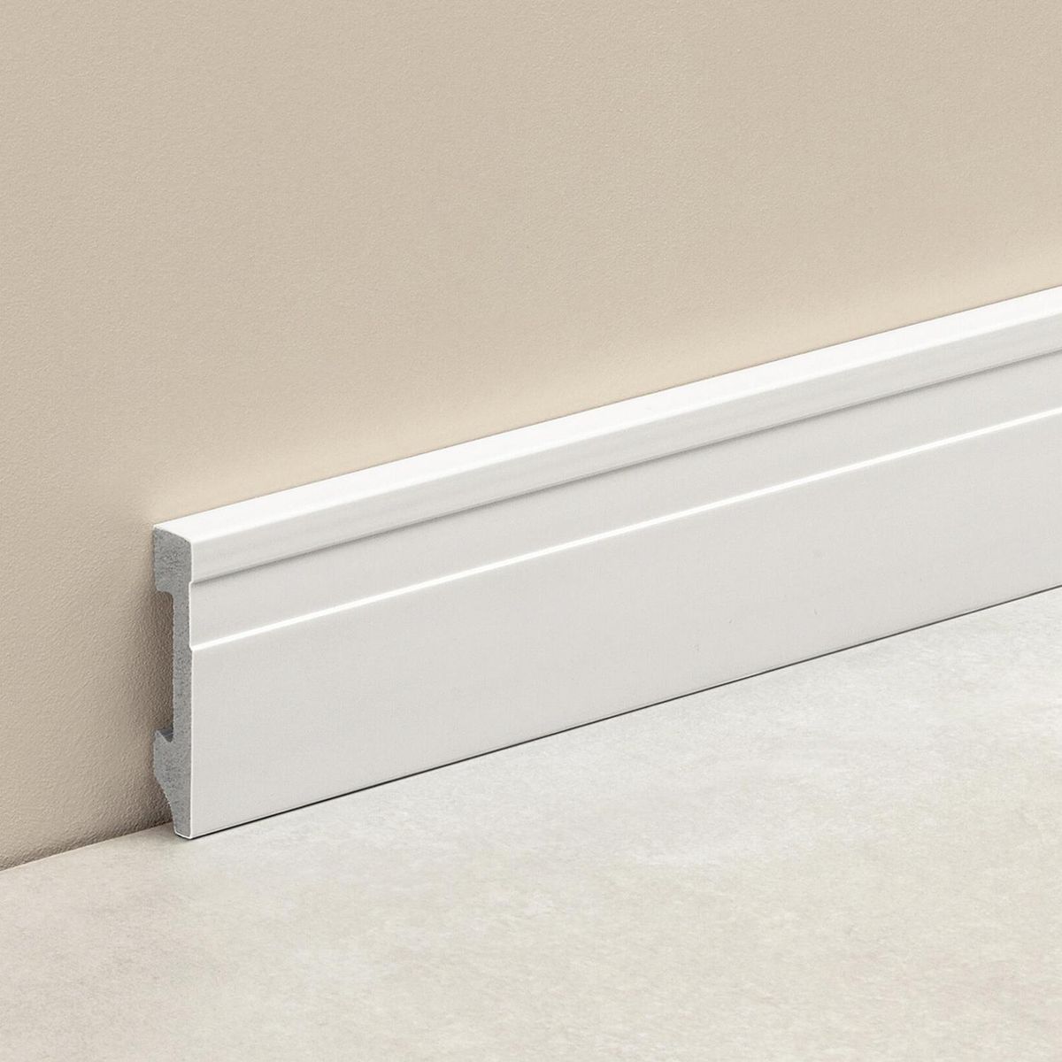 ATRIM - Zócalo de EPS Line Blanco 70mm