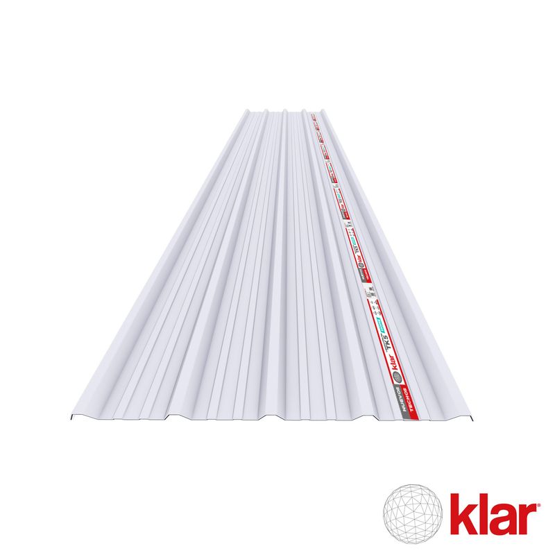 KLAR - Techo Termoacústico Klar TK5 Home 1.07 x 3.6 Blanco