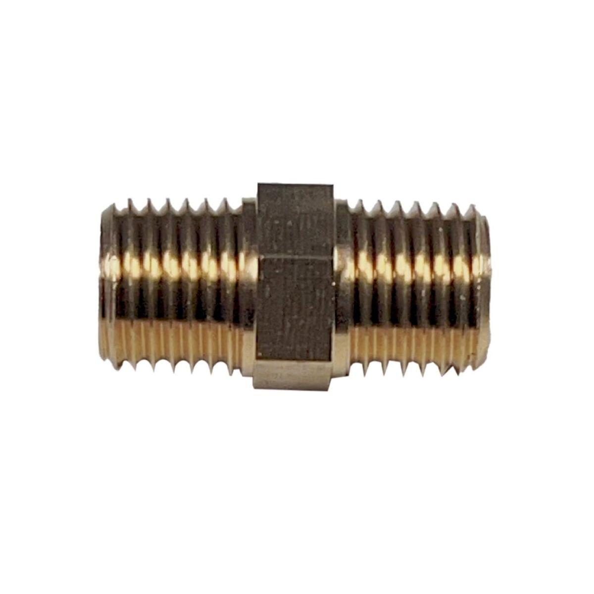 ECKOGRIF - Niple Exagonal Bronce 1/2 X 2