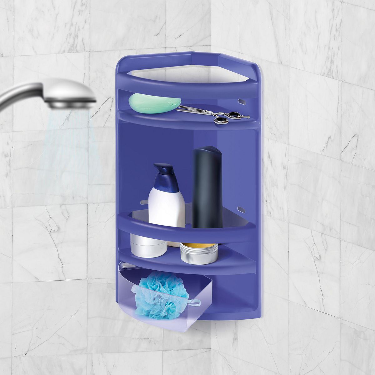 POLINPLAST - Organizador Esquinero de Ducha