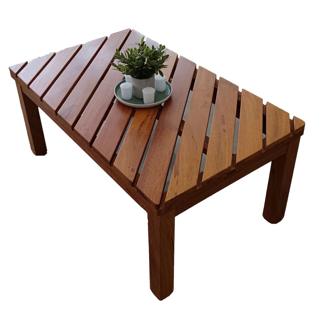  - Mesa de Centro 4 Personas Madera HuayrurO