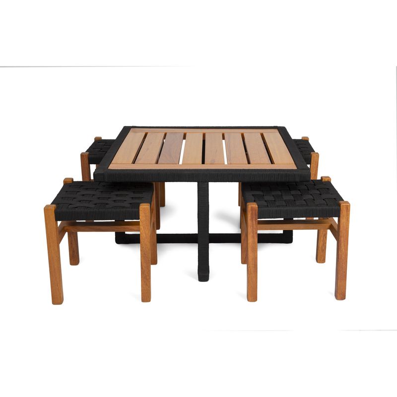  - Mesa de Centro de Terraza Mery Madera Natural