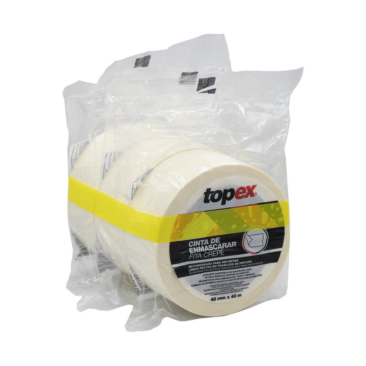 TOPEX - Masking Tape Topex 48mmx40m Pack x3