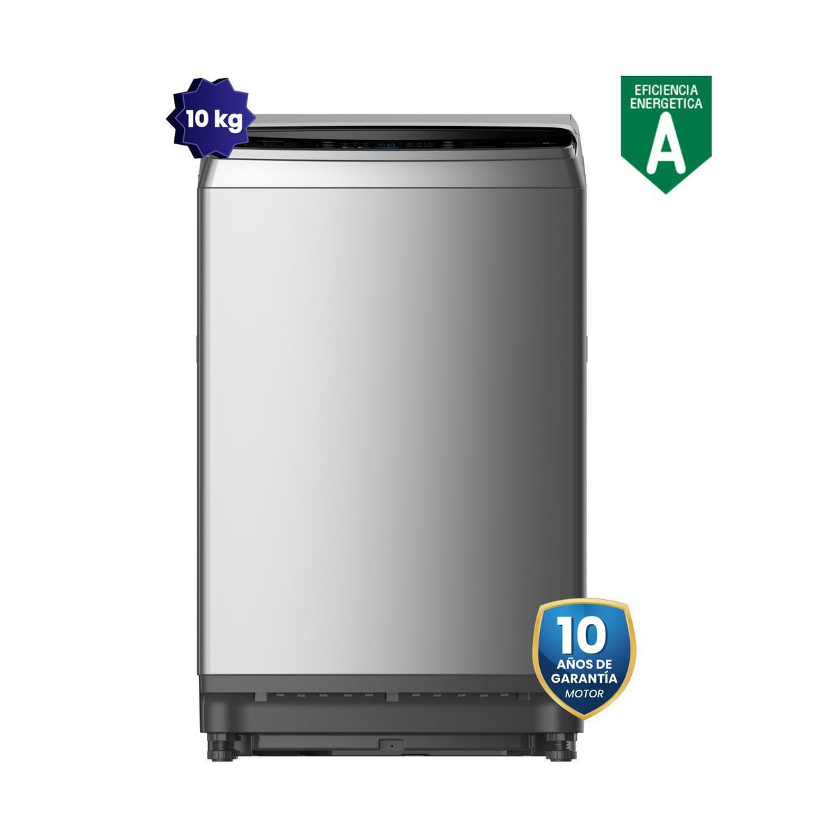 MIDEA - Lavadora Midea MA200W100/G-PE 10 Kg
