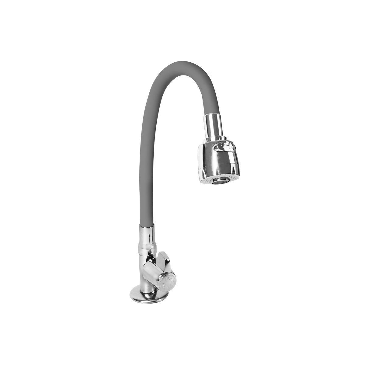 ITALGRIF - Llave Lavadero Bar Cabo Blanco Pico Flexible Gris