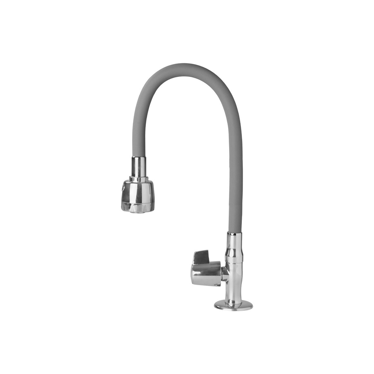 ITALGRIF - Llave Lavadero Bar Cabo Blanco Pico Flexible Gris