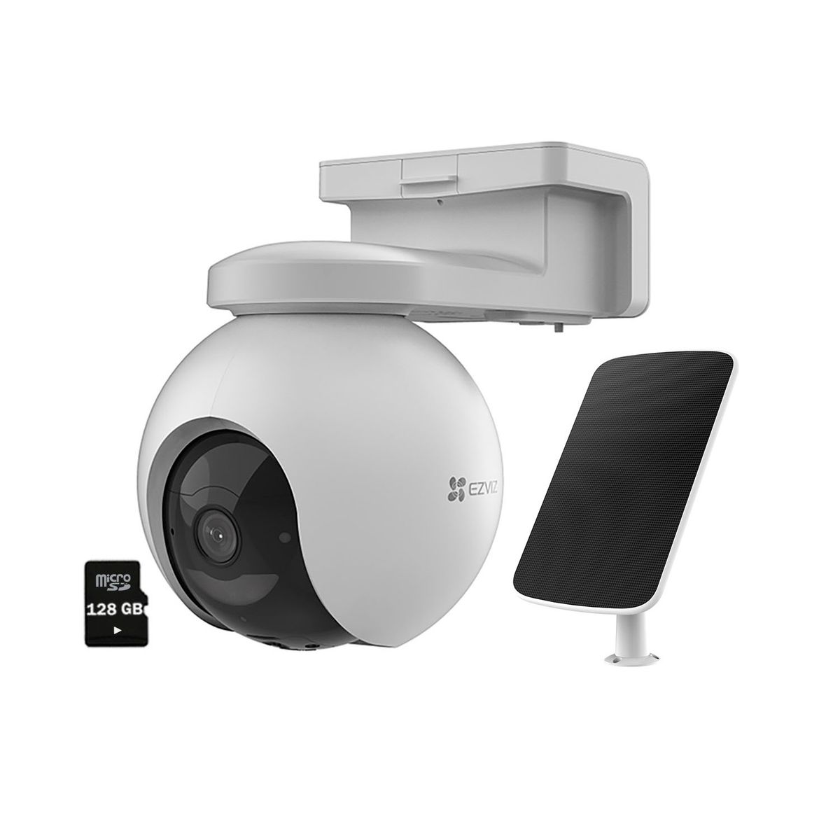 EZVIZ - Cámara Seguridad Ezviz EB8 4G 2K GPS Exterior + Panel Solar SD 128GB