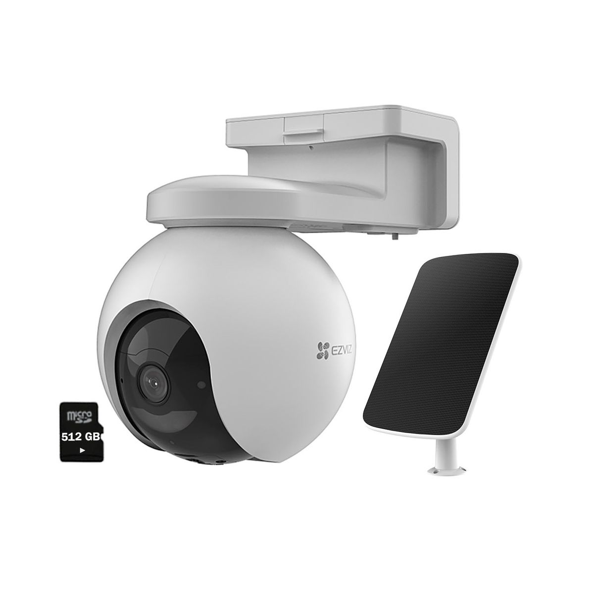 EZVIZ - Cámara Seguridad Ezviz EB8 4G 2K GPS Exterior + Panel Solar SD 512GB