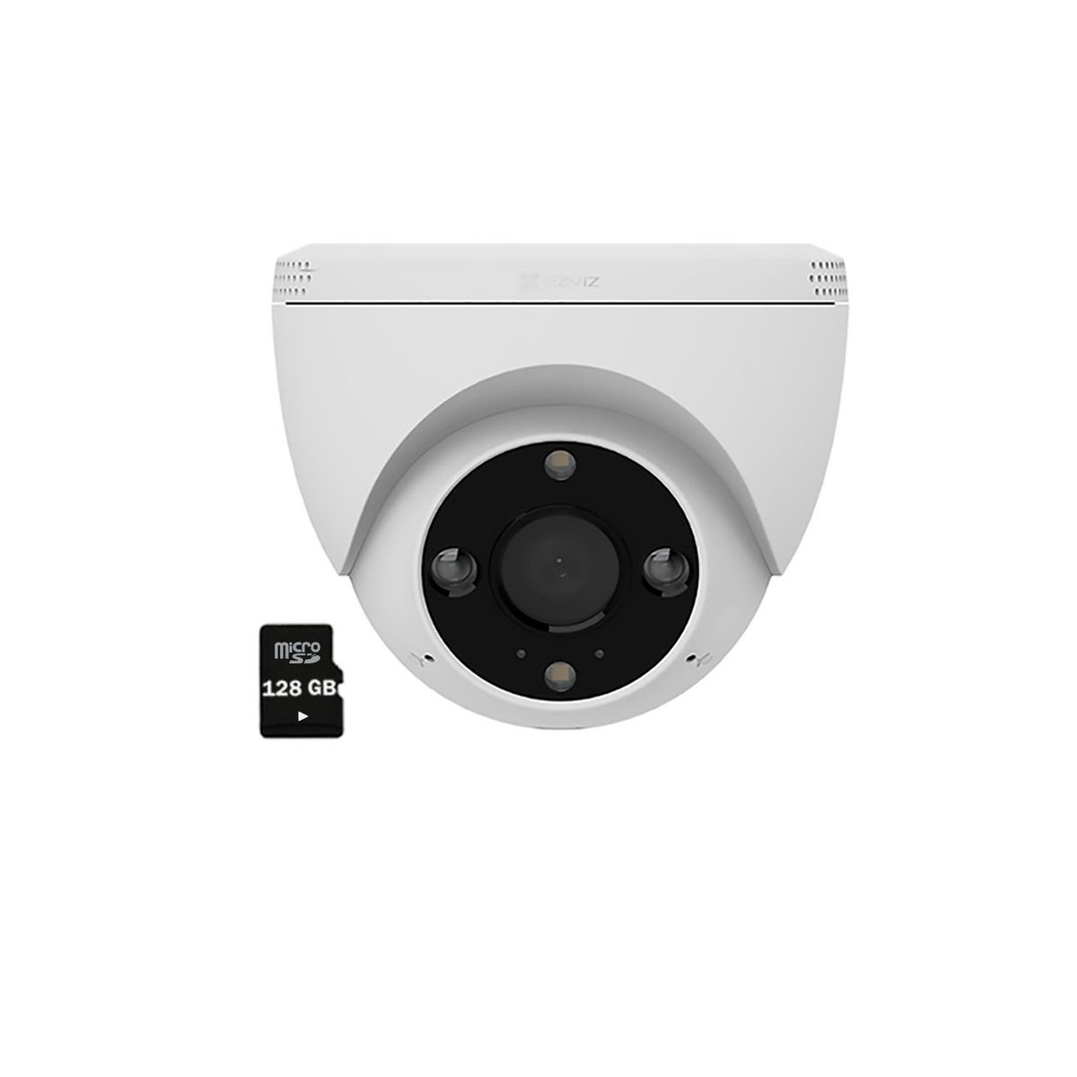 EZVIZ - Cámara de Seguridad Ezviz H4 2K Domo Visión Nocturna Color Exterior SD 128GB