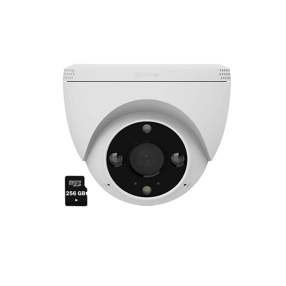 EZVIZ - Cámara de Seguridad Ezviz H4 2K Domo Visión Nocturna Color Exterior SD 256GB