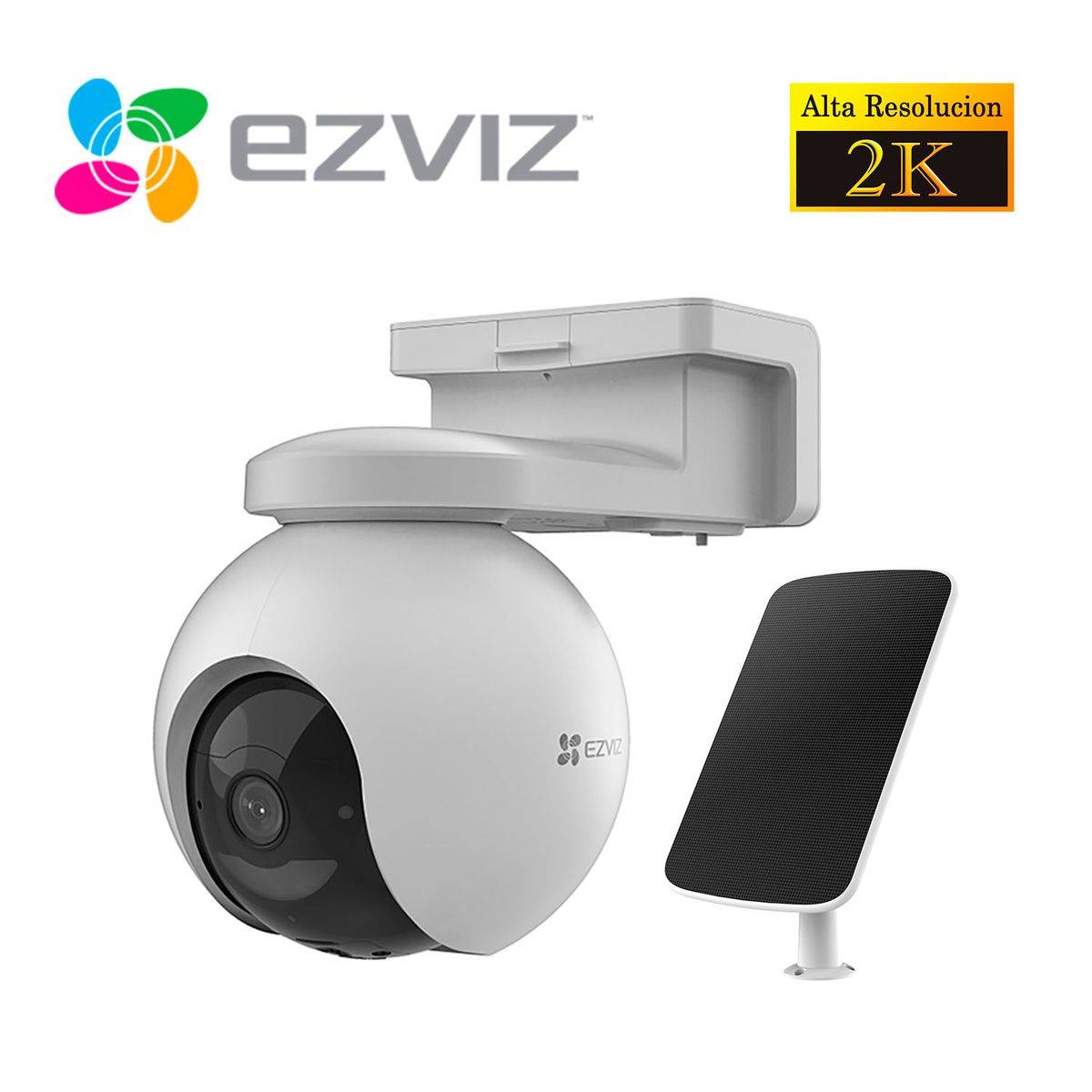 EZVIZ - Cámara Seguridad Ezviz EB8 4G 2K con GPS Exterior + Panel solar