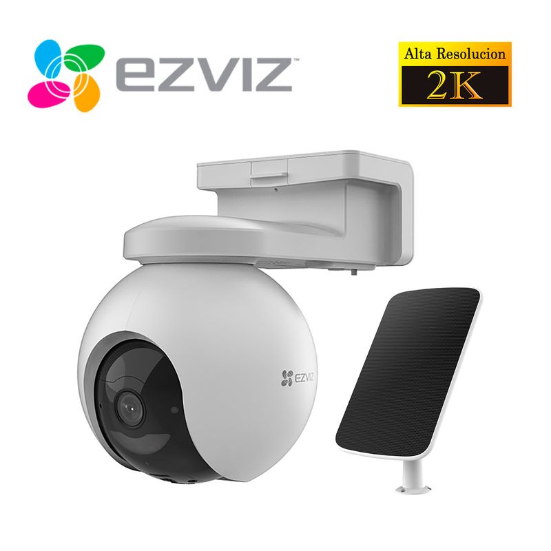 EZVIZ - Cámara de Seguridad Ezviz EB8 4G 2K con GPS Exterior + Panel solar